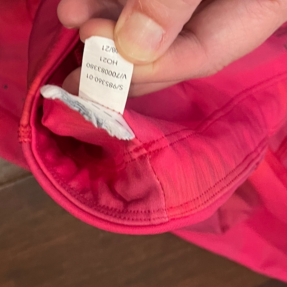 guc Athleta rainier printed tight Pink and Orange Leggings xs - Picture 8 of 11